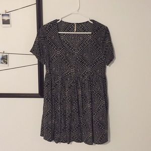 Free people smock babydoll dress xs